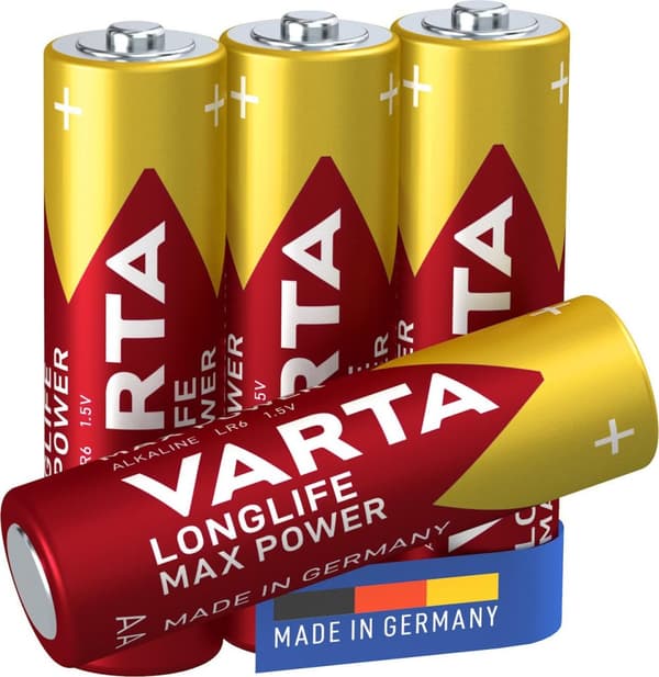 Varta Longlife Max Power AA batterier - 4 stk
