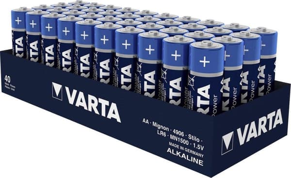 Varta Longlife Power LR06 AA batteri (penlite) Alkaline 1,5 V 40 stk.