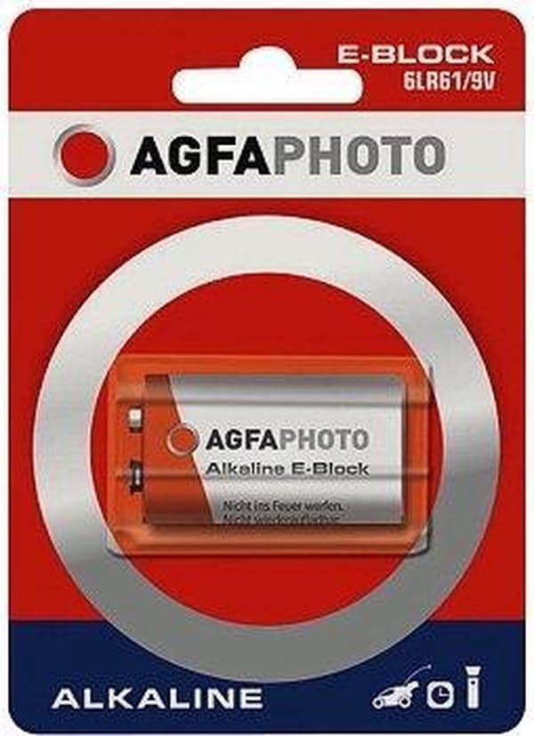 AgfaPhoto 6LR61 Engangsbatteri Alkaline