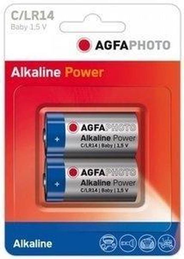 AgfaPhoto LR14 Engangsbatteri Alkaline