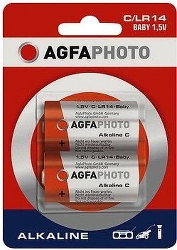 AgfaPhoto LR14 Engangsbatteri Alkaline