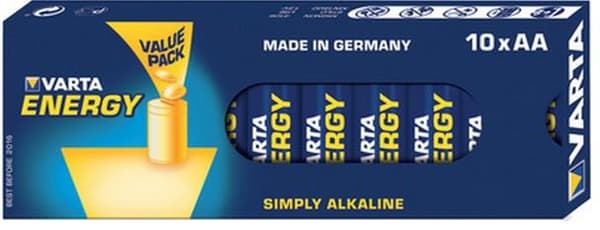 Varta Energy 4106 - Batteri 10 x AA alkalisk (4106 229 410)