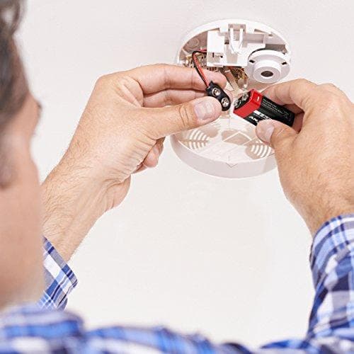 Røgdetektor batteri 9 V blok batteri alkalisk mangan 9 6 stk (1525-0001)