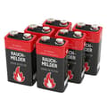 Miniatyrbillede 1 af 3: Røgdetektor batteri 9 V blok batteri alkalisk mangan 9 6 stk (1525-0001)