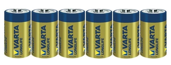 Varta Longlife 04120 - Batteri 6 x D alkalisk (04120 101 306)