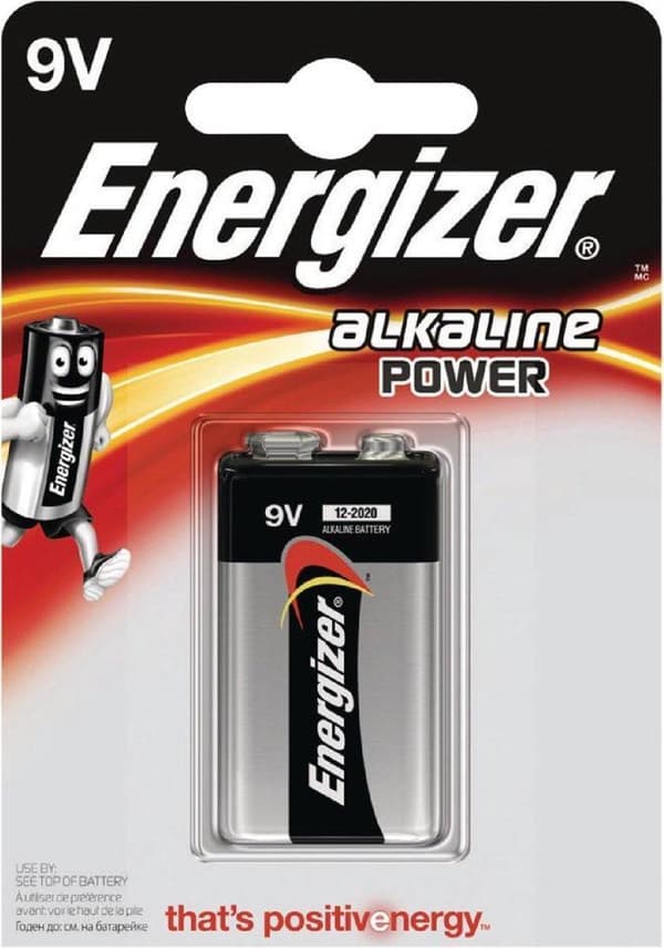 Alkaline batteri 9 V Power 1-blister