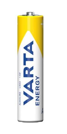 VARTA Pack-familie med 30 stakke Alcalines Energy AAA (LR03) 1,5V