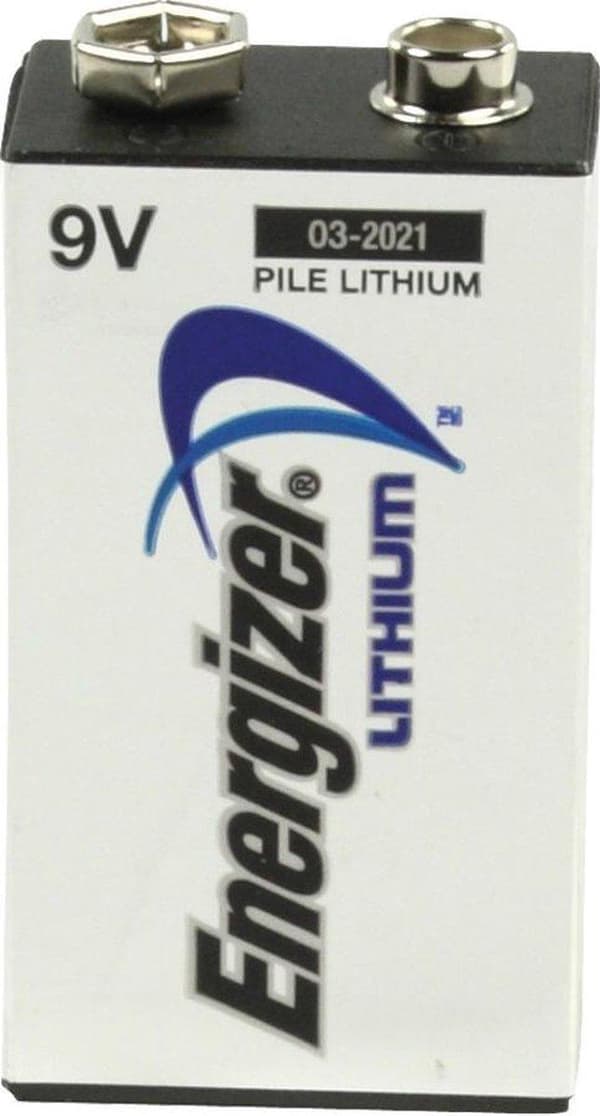 Energizer Ultimate Lithium 9V e-blok MN1604 batteri