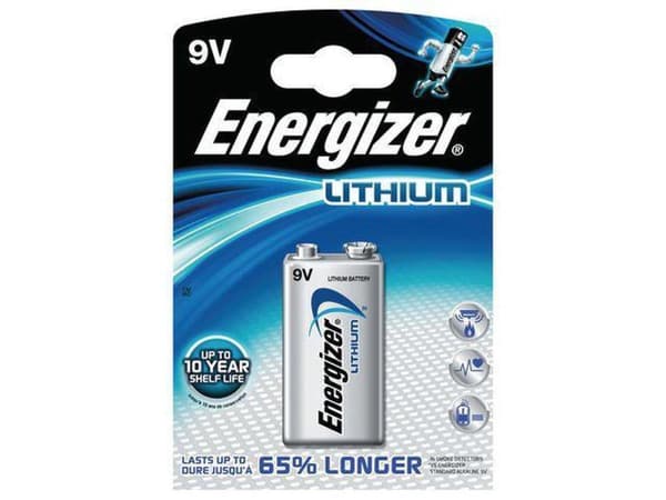 Energizer Ultimate Lithium 9V e-blok MN1604 batteri