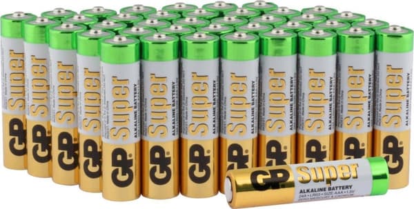 GP Super Alkaline AAA -paristot - 40 kpl