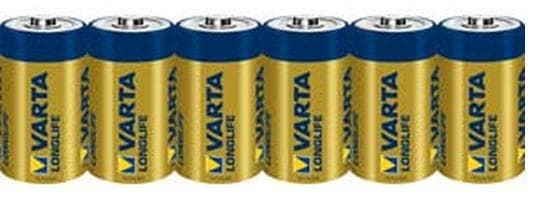 Varta Household Longlife Baby C batteri 4114 LR14 (6 folie) C-celle batteri 4008496572748