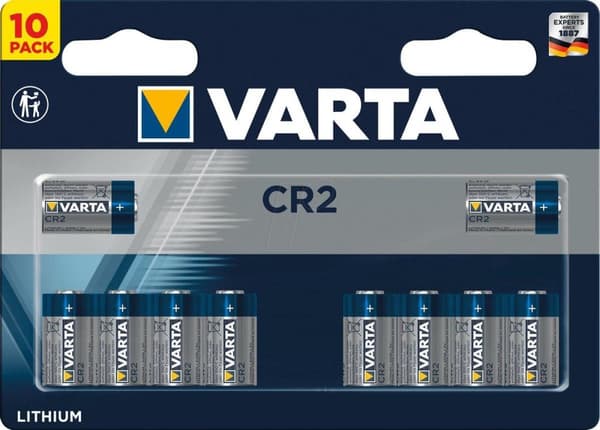 Varta Electronics CR2 CR2 Fotobatteri Lithium 880 mAh 3 V 10 stk.