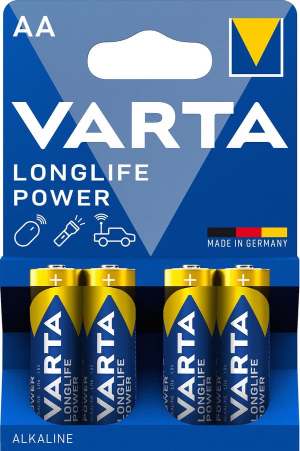 Varta AA højenergi alkaliske batterier