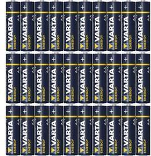 VARTA 30 pakke batterier Alcalines Energy AA (LR06) 1,5V