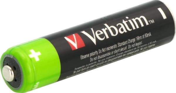 Verbatim genopladeligt batteri AAA 4x / HR03(#49514)