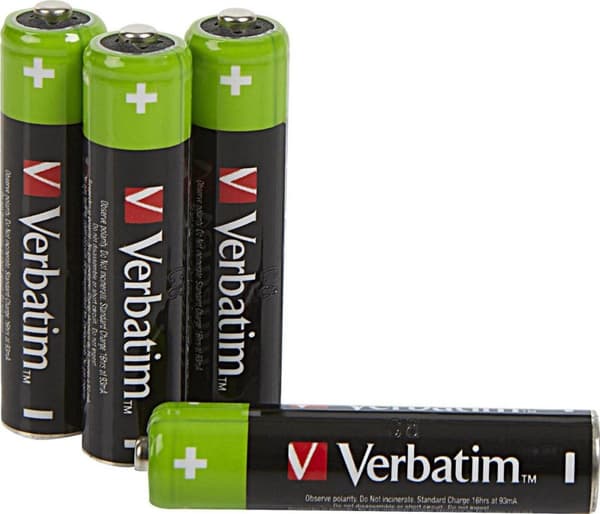 Verbatim genopladeligt batteri AAA 4x / HR03(#49514)