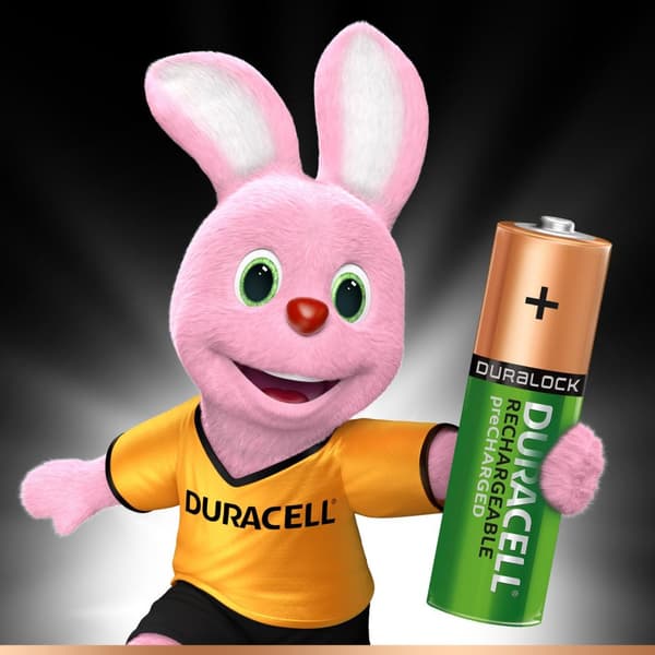 Duracell Genopladelige AA 2500mAh batterier - 4 stk