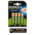 Miniatyrbillede 1 af 6: Duracell Genopladelige AA 2500mAh batterier - 4 stk