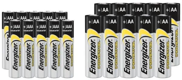 Energizer Industrial AAA, LR03 alkaliska batterier