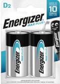 Miniatyrbillede 3 af 5: Energizer Batterier Max Plus D 2 stk