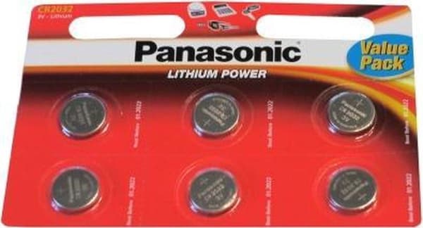 Panasonic CR-2032 - 6 kpl