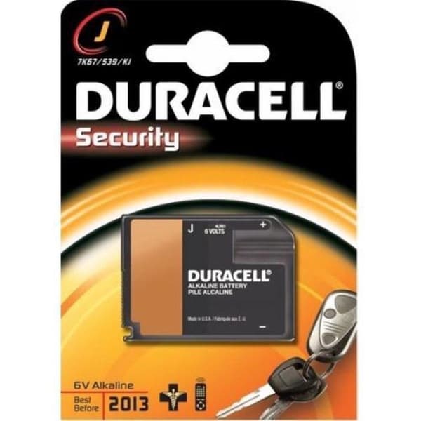 Duracell Security 6V - J - 7K67 -4LR61 - 539 Alkaline batteri