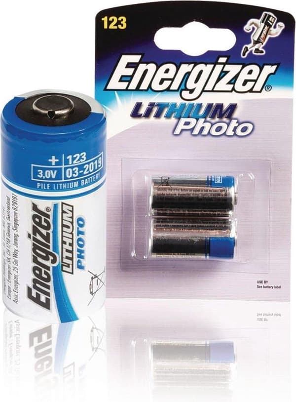 Energizer Rod Batteri E2 Foto 123 Lithium 3v 2 Stk