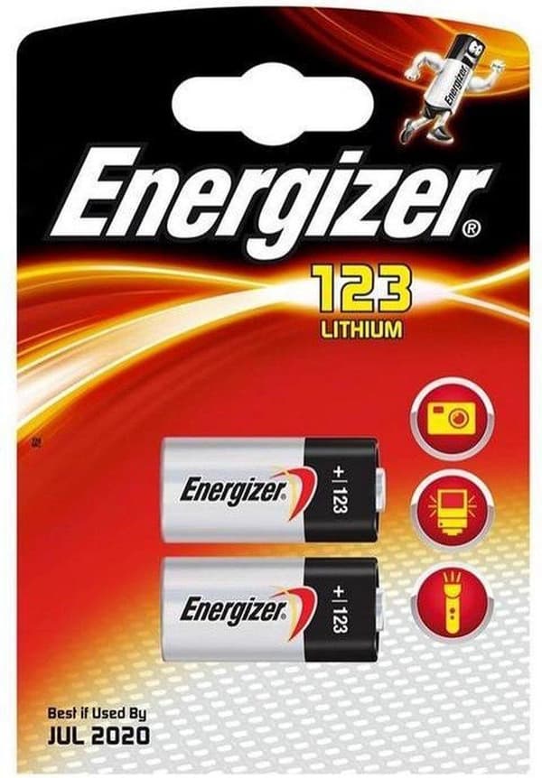 Energizer Rod Batteri E2 Foto 123 Lithium 3v 2 Stk
