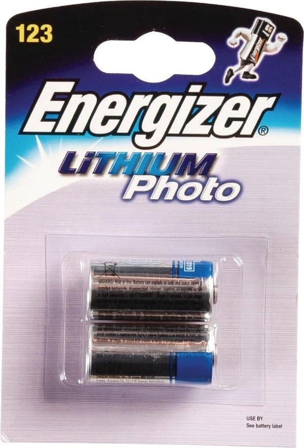 Energizer Rod Batteri E2 Foto 123 Lithium 3v 2 Stk