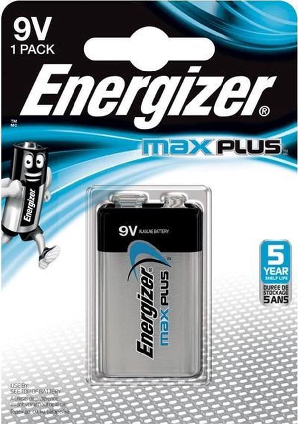 Alkalisk batteri 9 V 1-blister