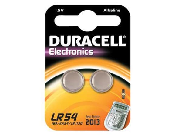 Duracell Alkaline LR54 1,5V - 2 stk