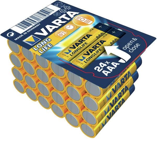Varta Longlife 4103 - Batteri 24 x AAA type alkalisk (04103 301 124)