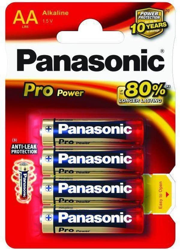 Panasonic AA Pro Power batterier