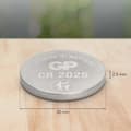Miniatyrbillede 2 af 10: CR2025 Knapcelle Lithium 3 V GP batterier GPCR2025-2CPU10 10 stk.