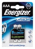 Miniatyrbillede 3 af 8: ENERGIZER Ultimate Lithium Micro AAA LR 03 1,5V