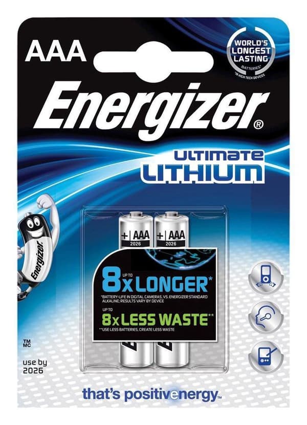 ENERGIZER Ultimate Lithium Micro AAA LR 03 1,5V