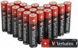 VERBATIM premium AAA alkaliparistot I 1.5VI AAA-LR03 Micro I paristot AAA I paristot MP3-soittimiin, kameroihin, kaukosäätimiin, parranajokoneisiin jn