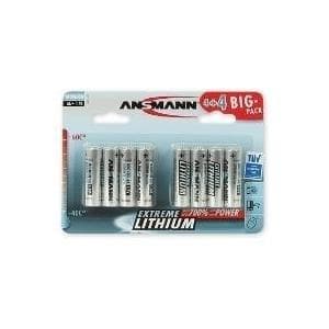 ANSMANN Extreme Lithium AA - batteri 8 x AA Li (1512-0012)