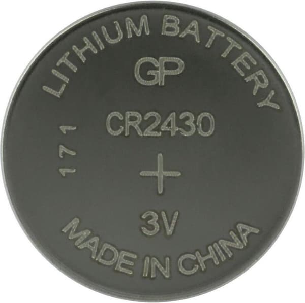 GP Lithium CR2430 knapcellebatterier - 2 stk