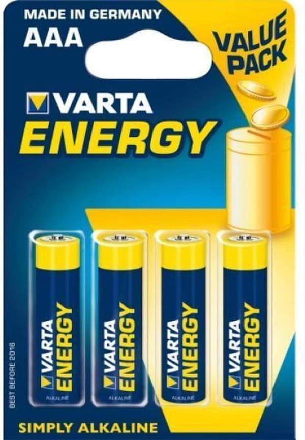 Varta Batterier Lr03 Energi 1,5v 4 stk