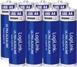 LogiLink Ultra Power Mignon - Batteri 8 x AA type - alkalisk - 1700 mAh