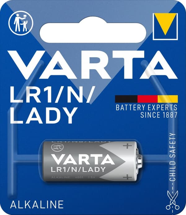Varta Batteri - Lady Lr1 - High Energy Alkaline - 1,5 Volt