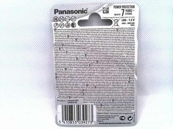 Panasonic AA Alkaline Power Batterier