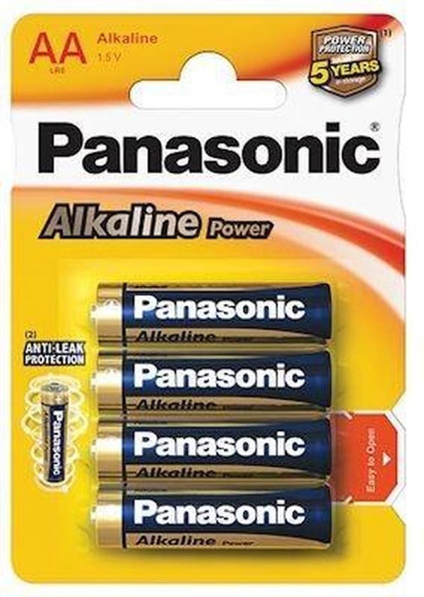 Panasonic AA Alkaline Power Batterier