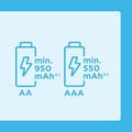 Pikkukuva 3 / 6: BK-4LCCE/2DE Dect 550 mAh Bblister of 2 - Micro (AAA) - 550 mAh (52361162)