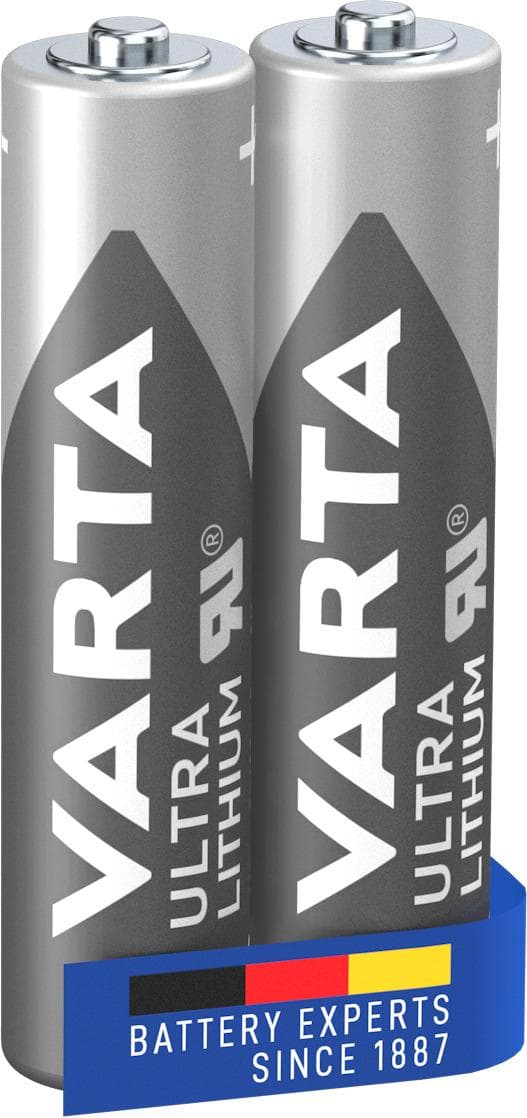 Varta Professional - Batteri 2 x AAA Li 1100 mAh (06103 301 402)