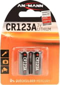 Pikkukuva 1 / 3: Ansmann - CR123A litiumvalokuvaakku - 1375 mAh - 3V - 2 kpl