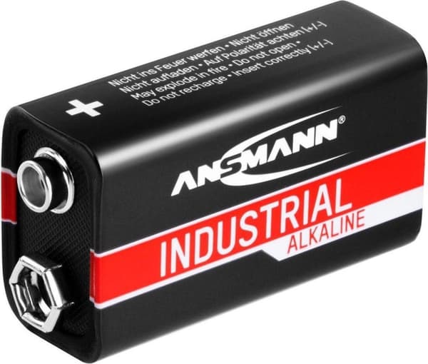 Ansmann Ansmann industrielle alkaliske batterier - 10 x 9 V blokbatterier 6LR61