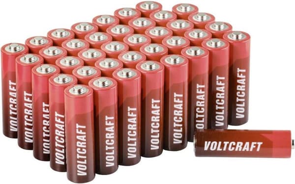 AA batteri (penlite) VOLTCRAFT Industrial LR6 SE Alkaline 2900 mAh 1,5 V 40 stk.