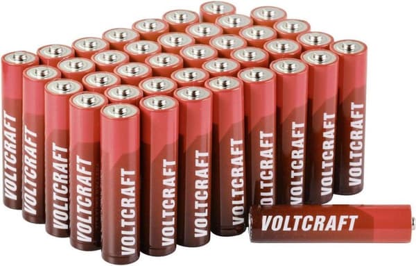 AAA batteri (potlood) VOLTCRAFT Industrial LR03 SE Alkaline 1300 mAh 1,5 V 40 stuk(s)
